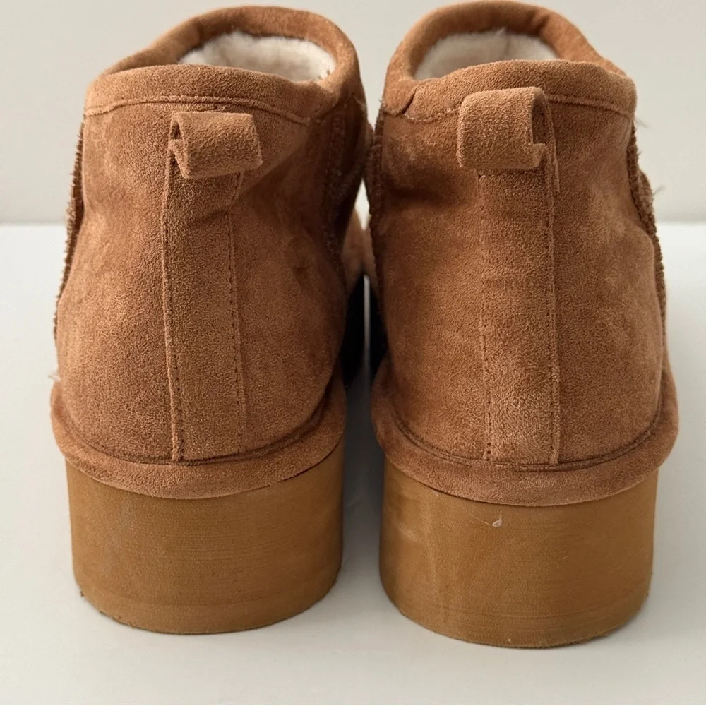 Madden Girl Embrace Platform Booties Tan
